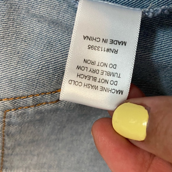 ARK NC. DENIM VEST WITH OPEN BACK AND TIES - Picture 7 of 7